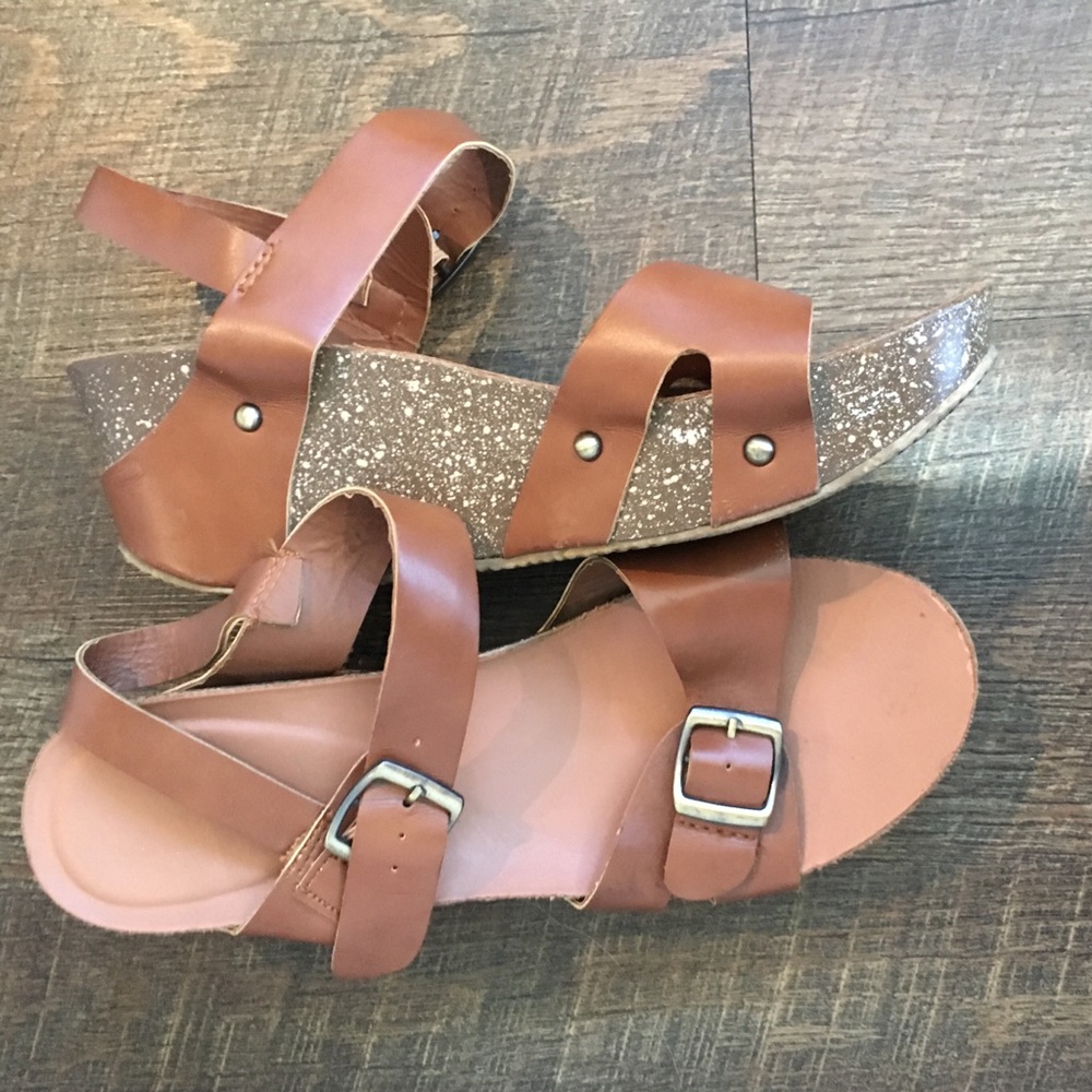 Bamboo Espadrille Flatform Sandals